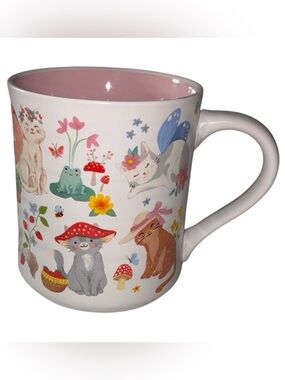 Clementine paper Inc cat fall fairy mushroom whimsical mug